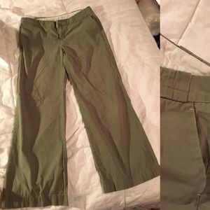 Gap Sz 8 Ank Green soft casual dress pants